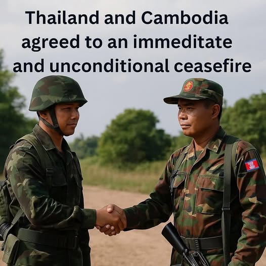 Urgent: Thai Army Confirms Ceasefire Across All Thai-Cambodia Border Areas