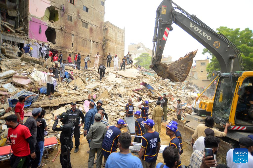 Seven Killed, Multiple Injured As Residential Building Collapsed In Karachi