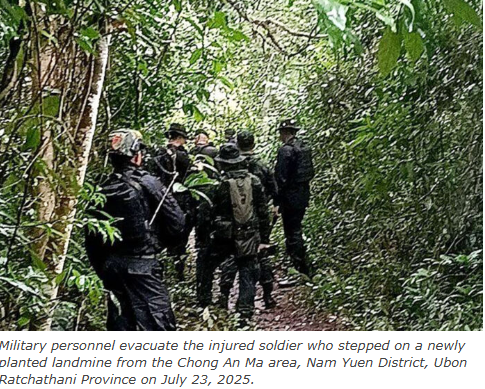 Thailand Downgrades Diplomatic Ties With Cambodia After Landmine Incident, Cambodia Rejects Accusations