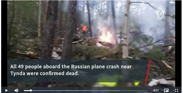 All 49 Aboard Crashed Russian Plane Confirmed Dead: Authorities
