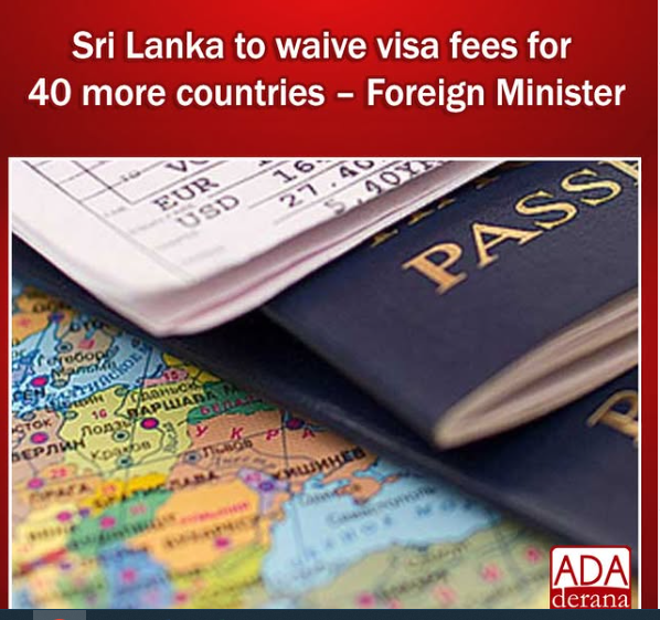 Sri Lanka To Waive Visa Fees For 40 More Countries To Boost Tourism