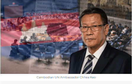 Cambodian, Thai Envoys Addressed UN Meeting On Border Clashes