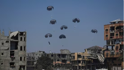 Jordan Conducts Joint Aid Airdrop Into Gaza With UAE