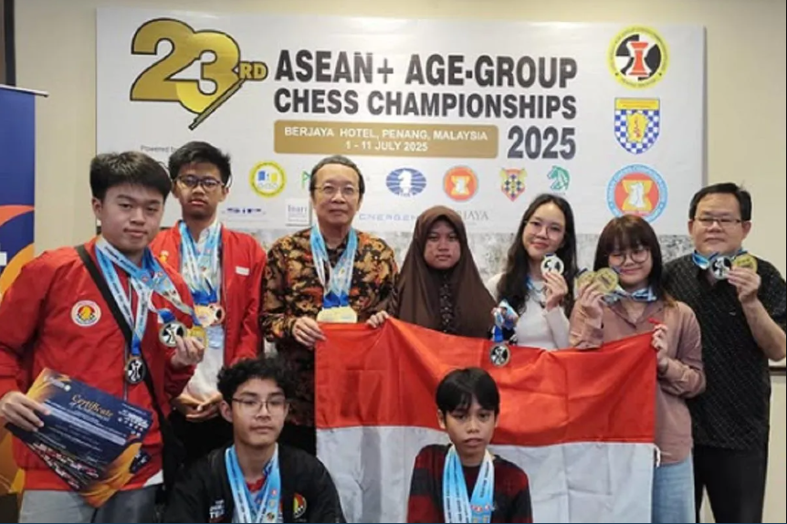 Indonesia Secured 13 Medals At ASEAN Chess Championship