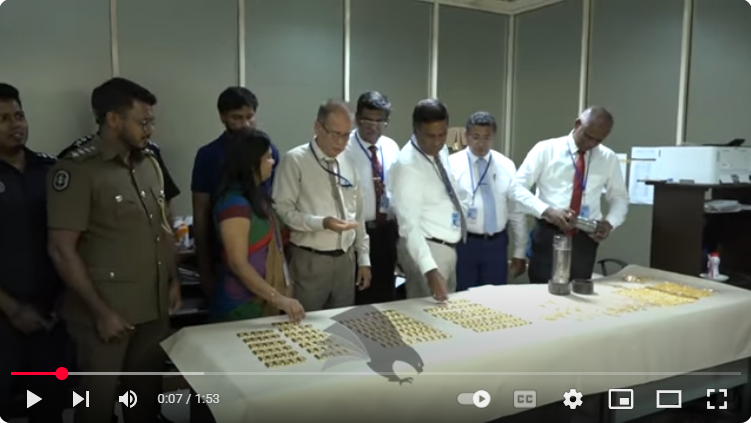 Sri Lankan Customs Seized 35 Kg Of Gold