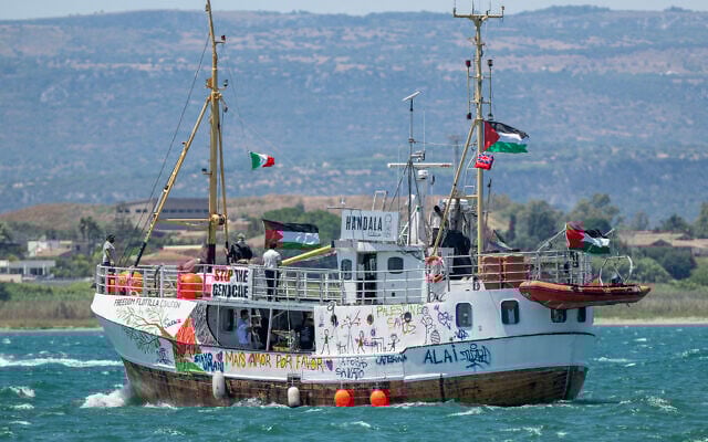 New Gaza-bound aid boat leaves Italy