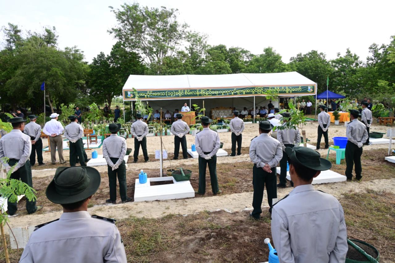 Myanmar Held Tree-Planting Ceremonies To Green 13 Arid Districts