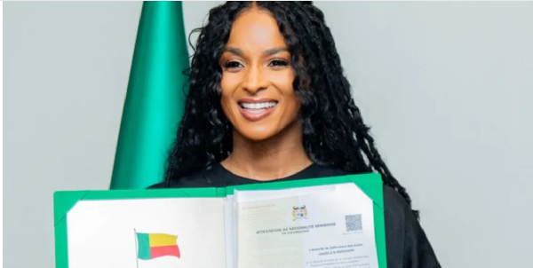 US Grammy winner Ciara one of the first public figures to become citizen of Benin under new slavery-descendants law