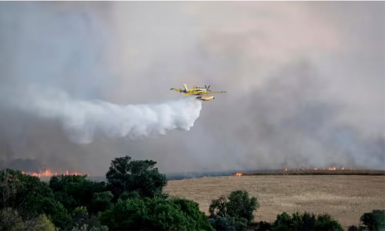 Spain taming wildfire that belched smoke cloud over Madrid