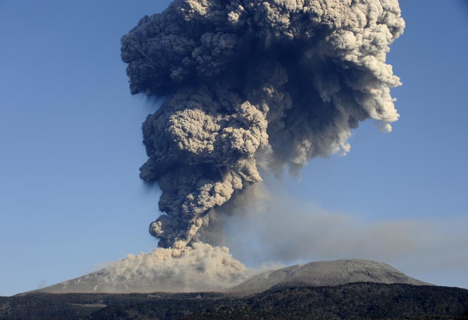 Volcano In South-Western Japan Erupts