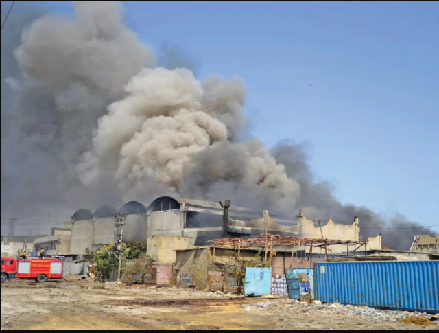 Nearly 30 Injured In Factory Fire In Karachi