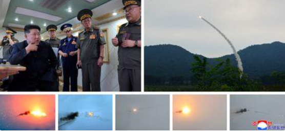 Urgent: DPRK Top Leader Oversees Test-Fire Of New Air Defence Missiles Yesterday
