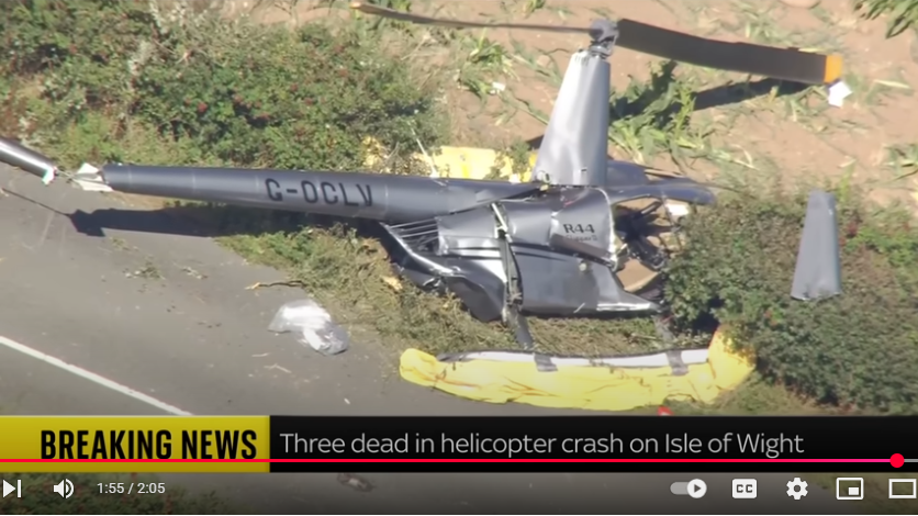 Three Confirmed Dead In Britain’s Helicopter Crash