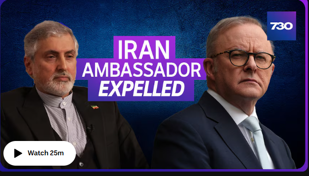 Australia Says Expulsion Of Iranian Ambassador Not Move To Appease Israel