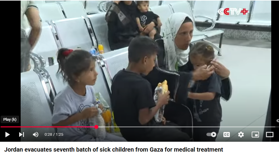 Jordan Evacuates More Sick Children From Gaza For Treatment