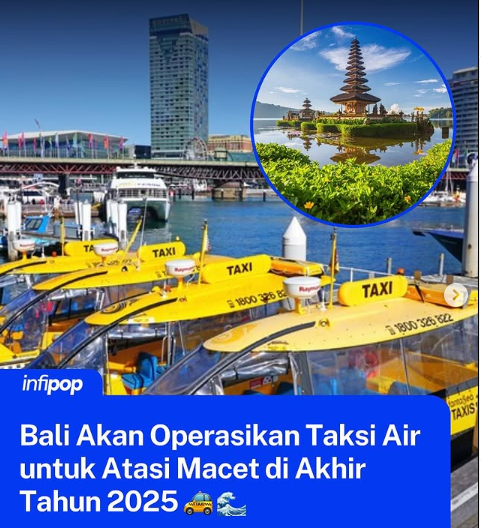 Indonesia Plans Water Taxis In Bali To Ease Traffic Congestion