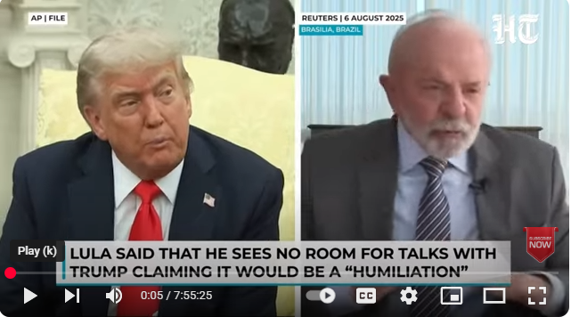 Brazil Not To Bow Down To U.S., Says Lula