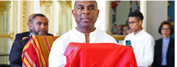 France returns slain king’s skull to Madagascar