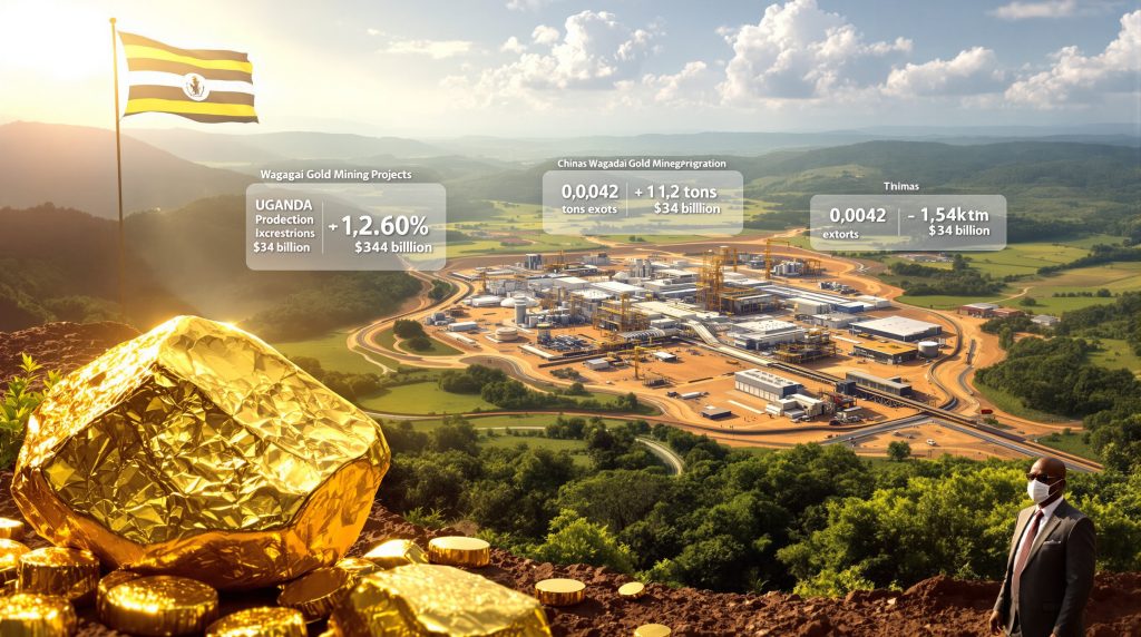 Uganda targets higher exports with first large-scale gold mine