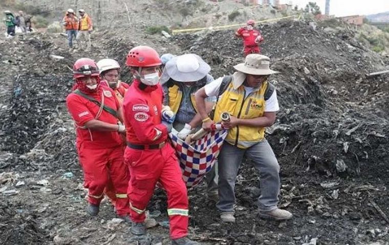 Bolivian mine landslide leaves 5 dead