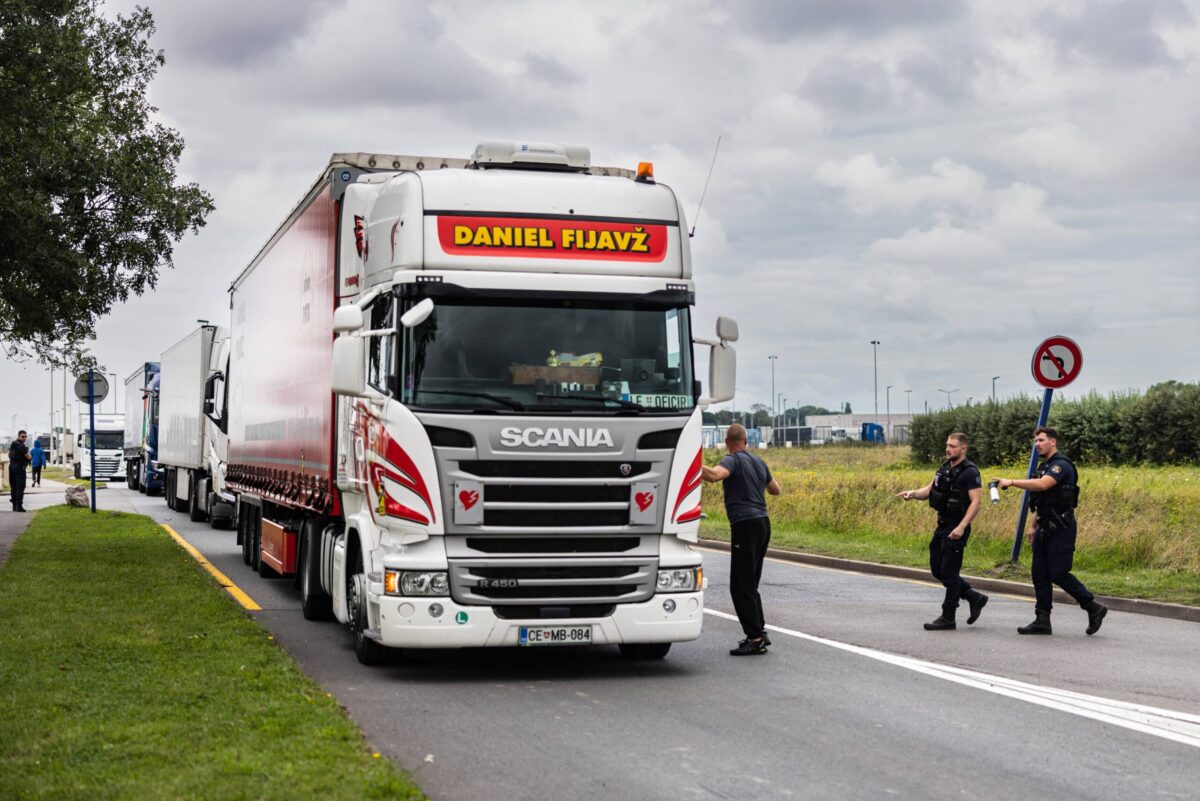 Migrants saved from refrigerated lorry in France; driver not under investigation