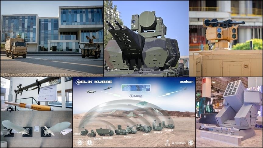 Türkiye Delivers Components Of Domestic Steel Dome Air Defence System