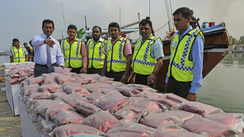 Sri Lankan Police Seize Nearly One Tonne Of Heroin, 13 Tonnes Of Cannabis This Year