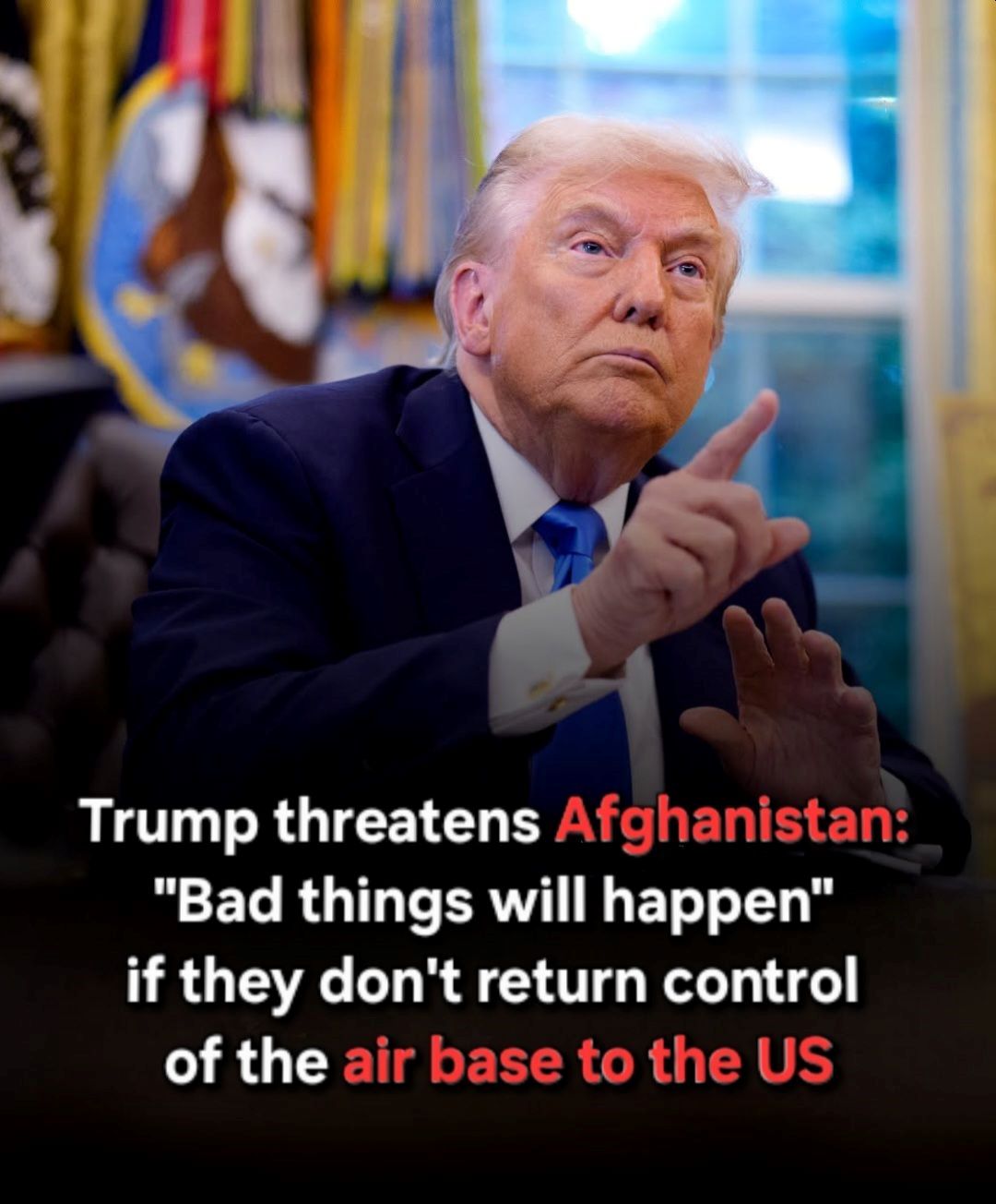 Trump Threatens Afghanistan Over Control Of Bagram Airbase