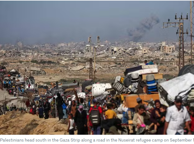 Zionist Israel Says 750,000 Fled Gaza City As Offensive Intensifies; Latest Death Toll: 65,926 Palestinians