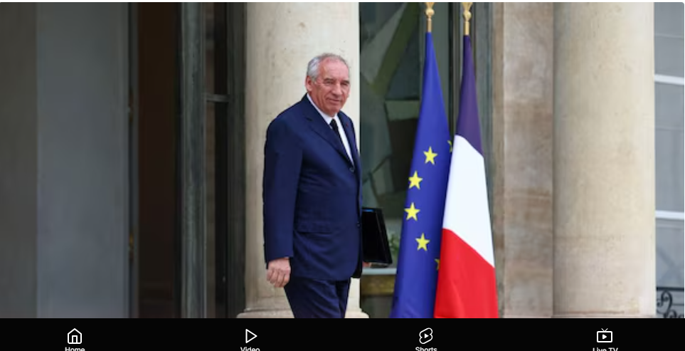 French PM Bayrou Arrives At Elysee Palace To Submit Resignation To President