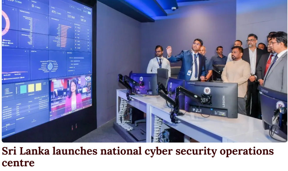 Sri Lanka Launches National Cyber Protection Strategy