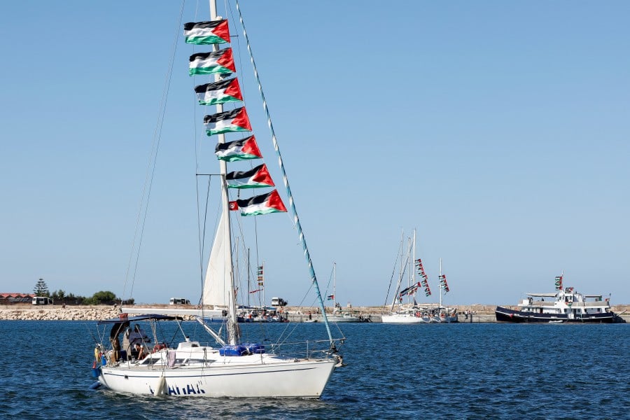 Global Sumud Flotilla sets sail from Tunisia to Gaza