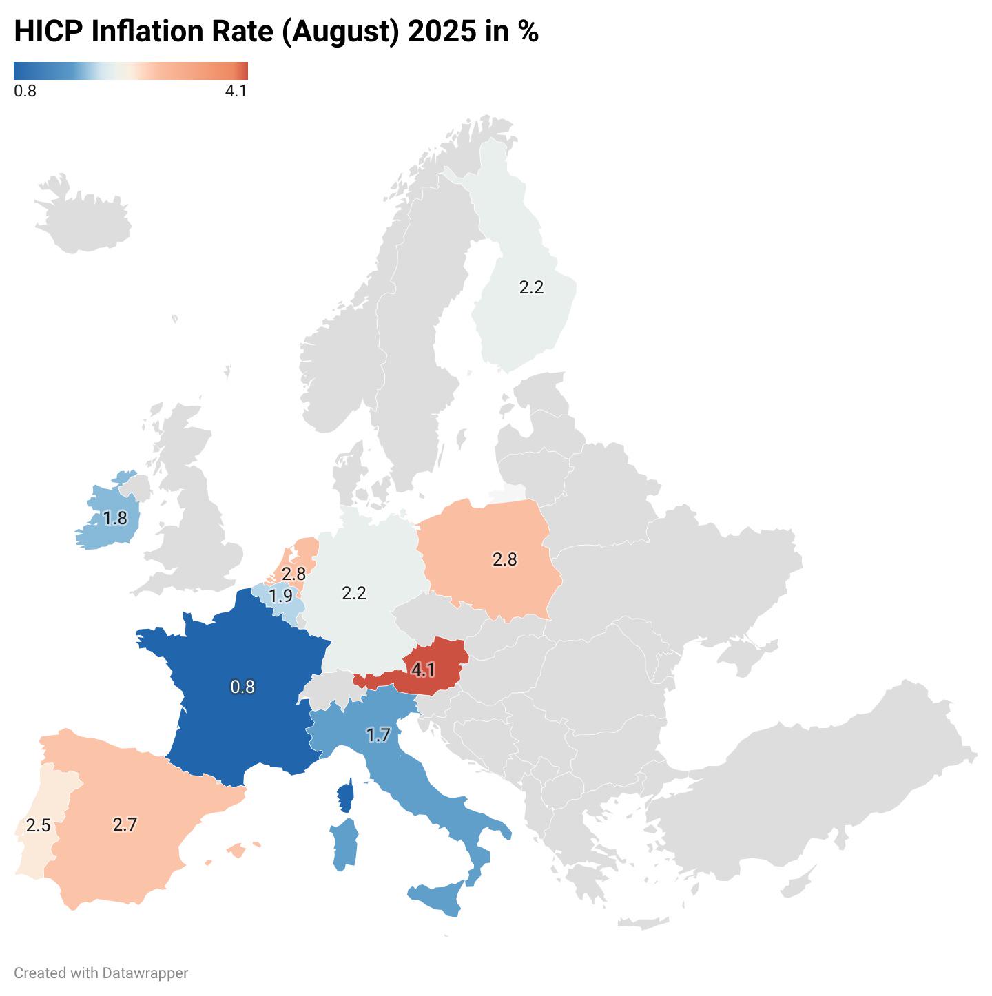 Austria’s Inflation Surged To 4.1 Percent In August