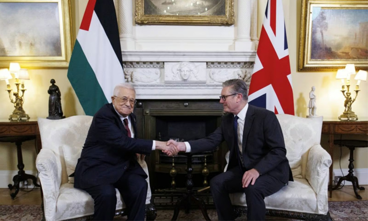 UK: PM Starmer meets Palestinian leader Mahmud Abbas ahead of statehood recognition