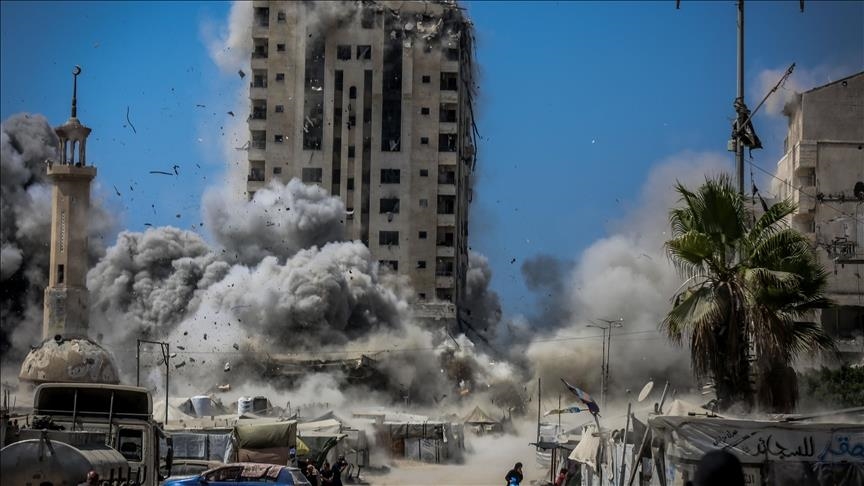 Israeli Army Struck More High-Rise Buildings In Gaza City; Latest Death Toll: 65,549