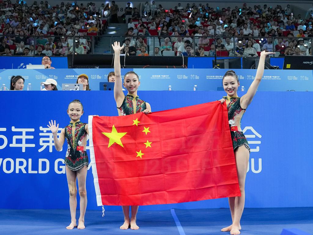 China Claims Acrobatics Gymnastics Women’s Group Gold At World Games