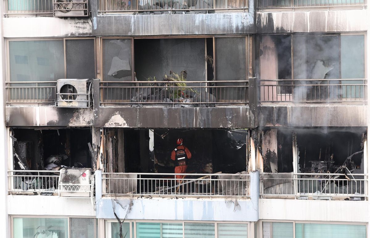 No Casualties Reported In S. Korea’s Building Fire
