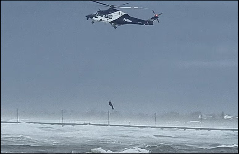 Two Dead After Being Swept To Sea By Strong Winds In South-East Melbourne