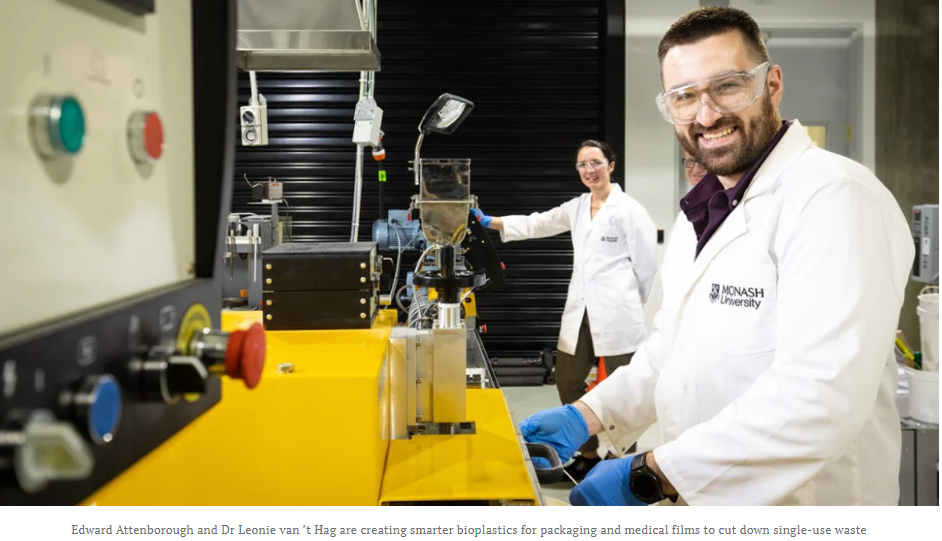 Scientists In Australia Create Natural Plastics For Everyday Packaging