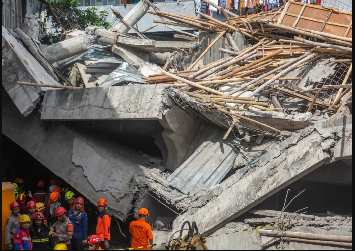 Death Toll From Indonesia School Collapse Rises To Eight