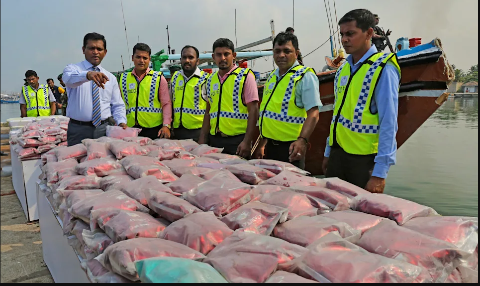 Sri Lankan Police Seized Over Three Tonnes Of Narcotics In Nine Months