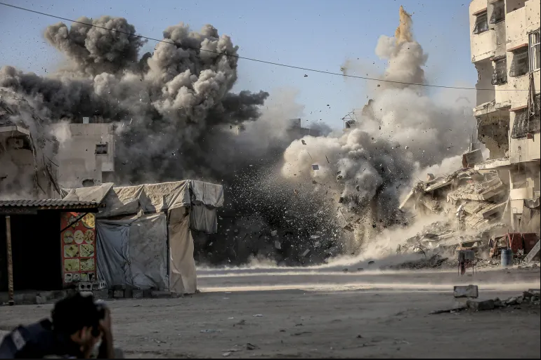 Meanwhile, Zionist Israel Strikes Gaza Building, Killing At Least Four