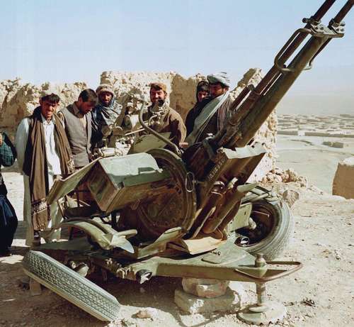 Weaponry Including Anti-Aircraft Gun Discovered In N. Afghanistan