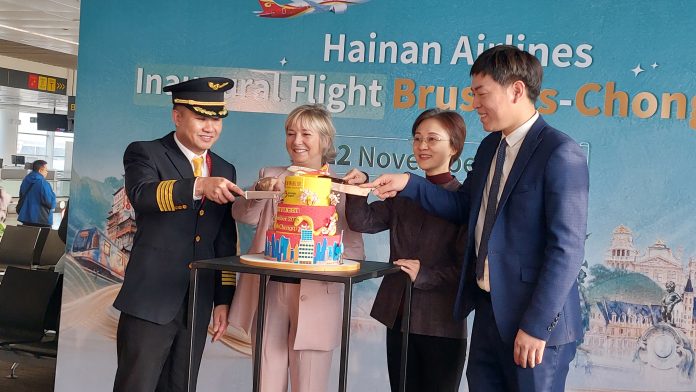 China’s Hainan Airlines Opens New Direct Flight Linking Brussels, Chongqing