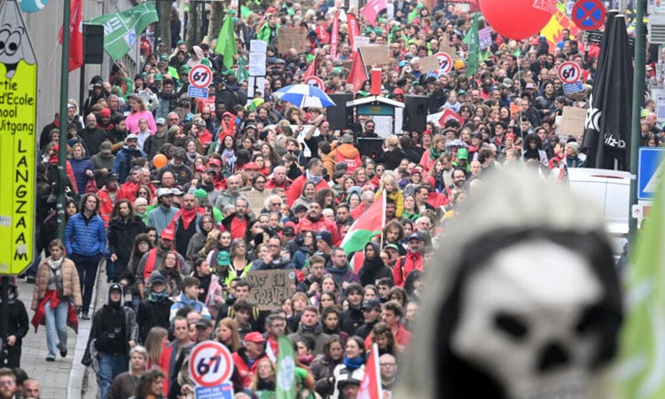 Belgium prepares for three days of national strikes, starting Monday