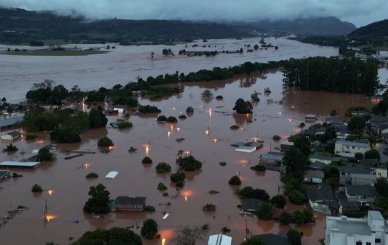Large parts of southern Brazil under emergency due to heavy storms