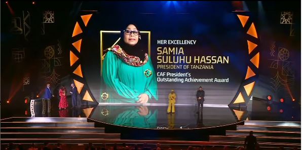 Africa: CAF awards Tanzanian Pres Samia for her significant contribution to sports development