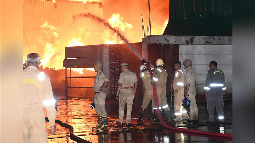 Four Killed In India Residential Building Fire