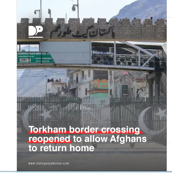 Pakistan Reopens Torkham Border For Returning Afghan Refugees