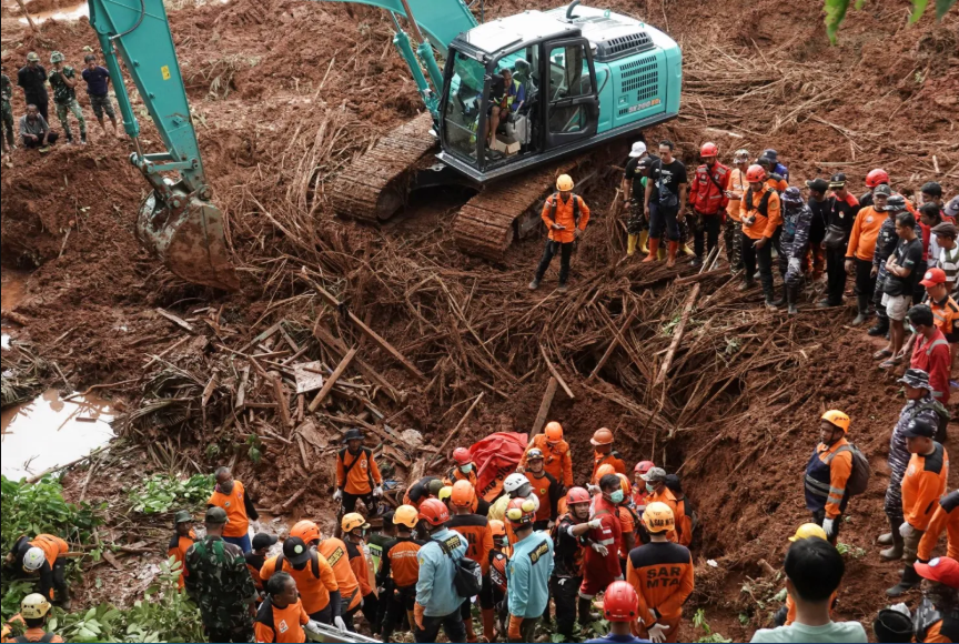 At Least 10 Dead, 18 Missing After Landslide In Indonesia